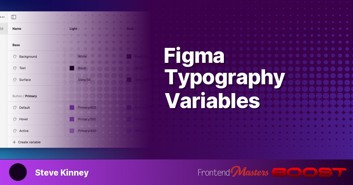 Figma Typography Variables