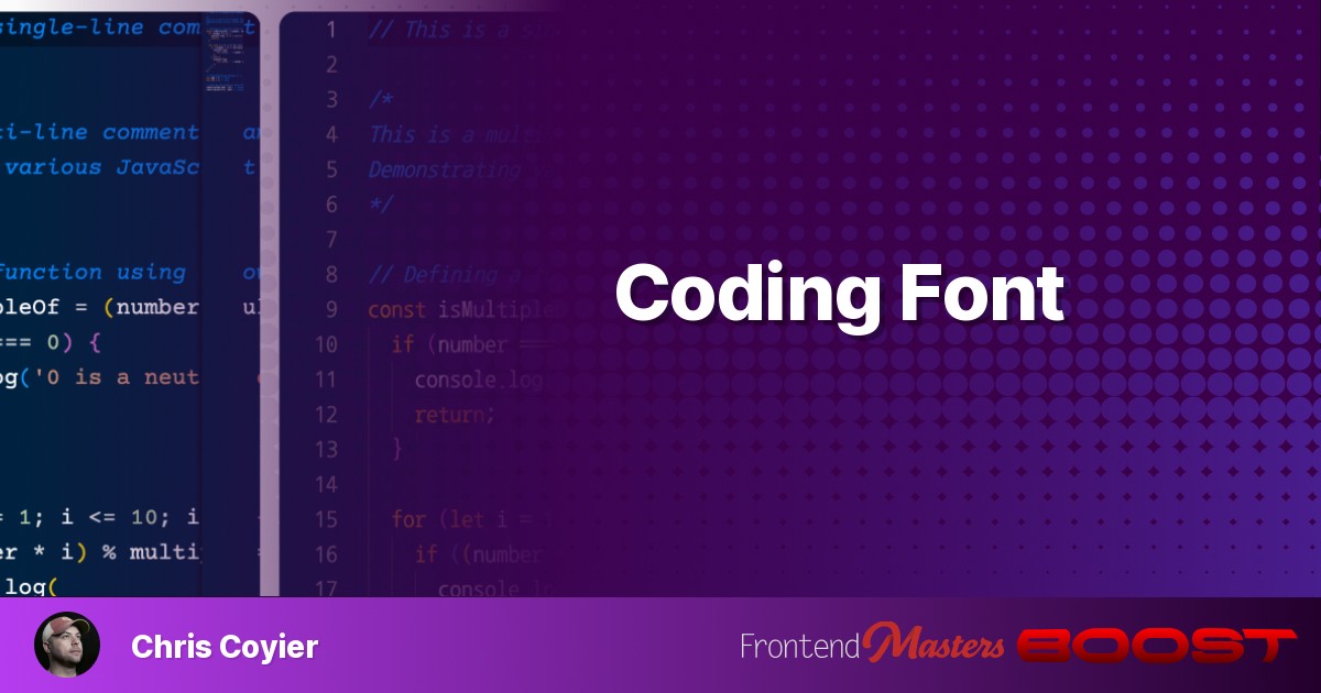 Coding Font