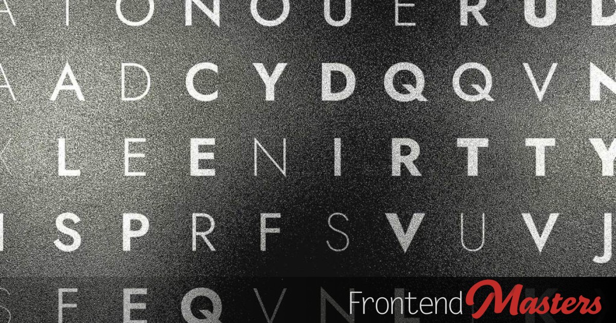Scroll-Driven Letter Grid
