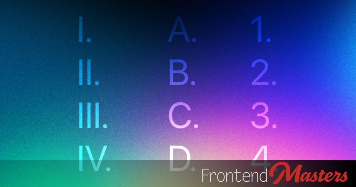 CSS Counters in Action