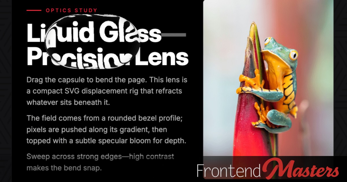 Liquid Glass in the Browser