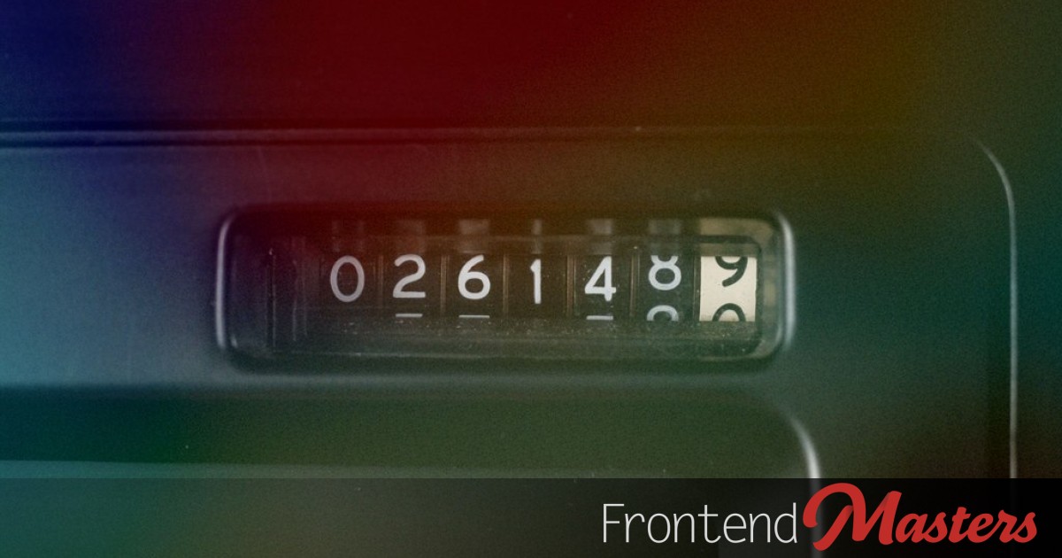 The Odometer Effect (without JavaScript)