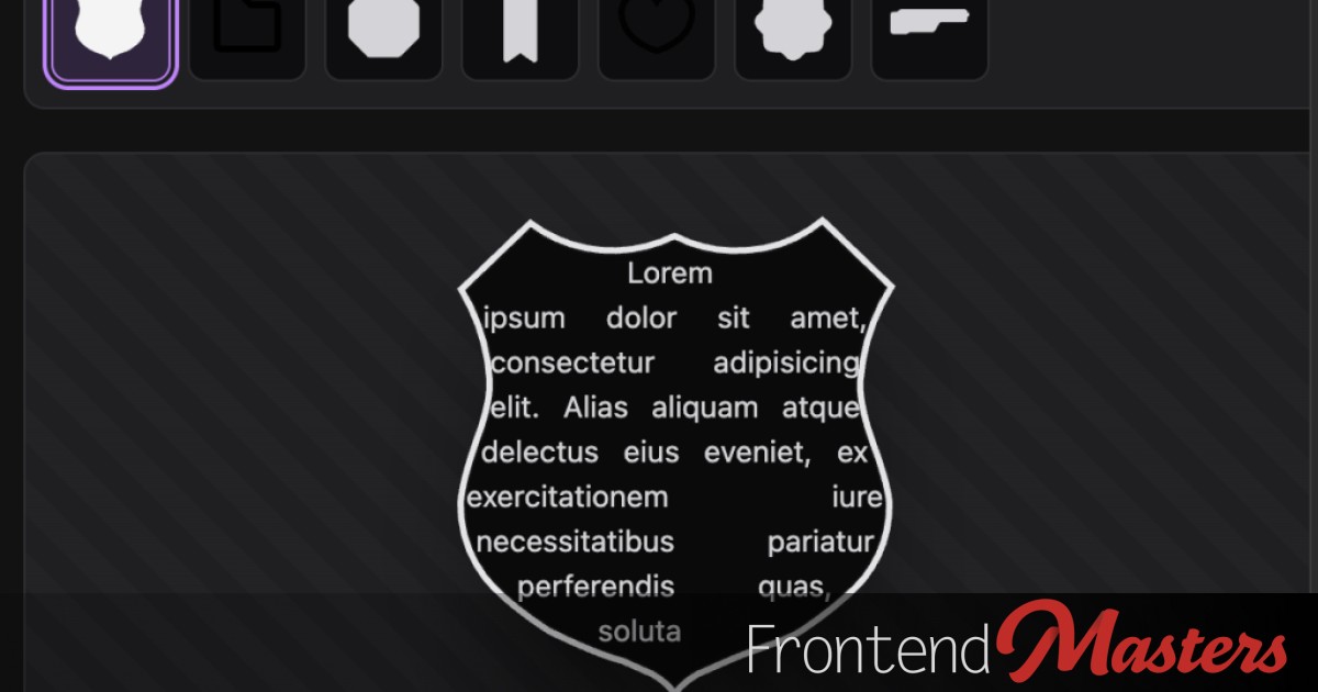 `border-shape`: A New CSS Primitive for Custom Borders